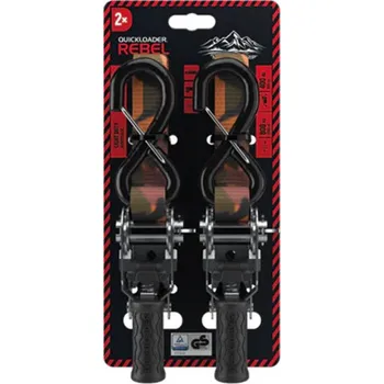 Upínací popruh QUICKLOADER Pás upínací Rebel 2ks 0,8t/ 4m šířka 25mm
