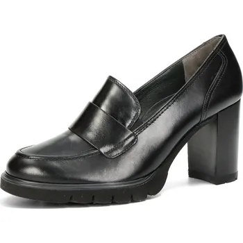 Dámské polobotky Paul Green dámské kožené polobotky - černé