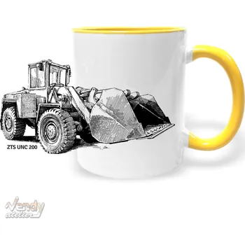 Hrnek - Kolový nakladač ZTS UNC 200 Barva: Žlutá
