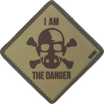 Nášivka 101 Inc. Company Nášivka na suchý zip I Am The Danger (plast 3D) - oliva