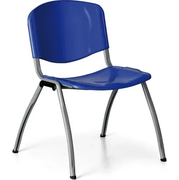 Jídelní židle Plastová jídelní židle LIVORNO PLASTIC, modrá