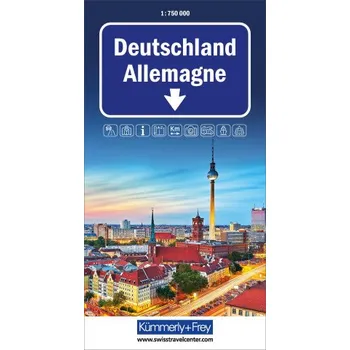 Deutschland Strassenkarte 1:750 000 (NL)