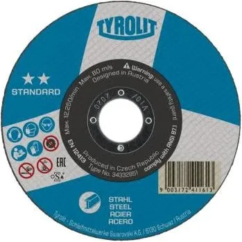 Brusný kotouč Flex 125 x 2,5 x 22 mm ocel Tyrolit Xpert