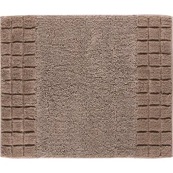 Koupelnová předložka Grund CHESS taupe 50x60 cm, koupelnová předložka