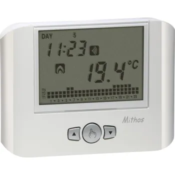 Termostat Digitální programovatelný termostat na stěnu Vemer Mithos RF Bianco