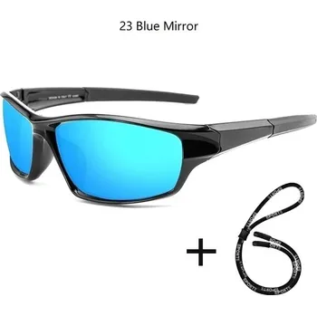 Polarizační sluneční brýle unisex s UV400 ochranou - 23 Modré zrcadlo