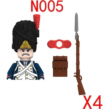 ostatní stavebnice Vojenské stavebnice, hračky pro děti, Napoleonské války | lego komponenty a figurky - N005-4KS