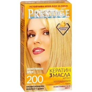 Barva na vlasy Vip's Prestige permanentní krémová barva na vlasy 200 zesvětlující krém 115 ml