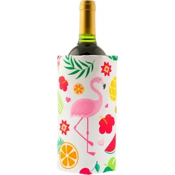 Chladič na víno KOALA Chladící pouzdro na víno Plameňák