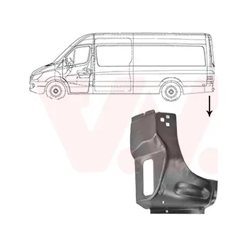 Karosérie Boční stěna VAN WEZEL 3077133