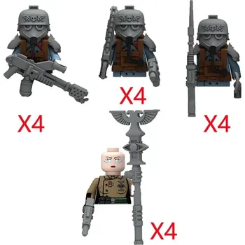 Stavebnice LEGO Stavební bloky vojenské postavičky | LEGO sady - N201-N204-16PCS