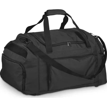 Sportovní taška GIRALDO. Sportovní taška z polyesteru 300D - Černá
