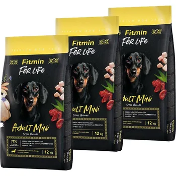 Krmivo pro psa Fitmin dog For Life Adult Mini 3 x 12 kg