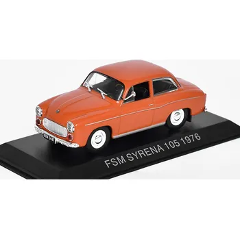 autíčko DeAgostini FSM Syrena 105 1:43 - Legendární automobily minulé éry časopis s modelem #126 Syrena FSM 105 - kovový model auta