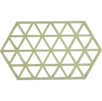 Úložný box Zone Denmark, Podložka pod horké nádobí Triangles 24 cm zelená matcha - Formadore