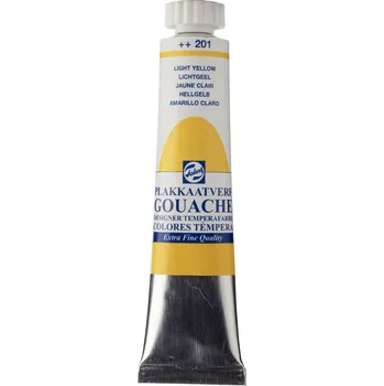 Speciální výtvarná barva TALENS Kvašová barva Gouache Extra Fine - 201 Light Yellow Objem: 20 ml