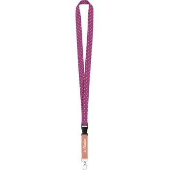 Reklamní Subyard C lanyard se sublimací na zakázku, bílá