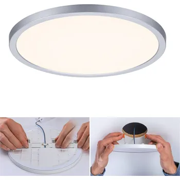 Svítidlo Paulmann panel Areo 830 kulatý chrom 3stepdim 23cm - montážní průměr 5 cm - 19,5 cm LED celkem 16 W - Doprava zdarma
