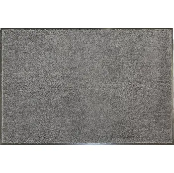Rohožka FLOMAT Šedá textilní vnitřní vstupní čistící antibakteriální rohož - 90 x 60 x 0,9 cm