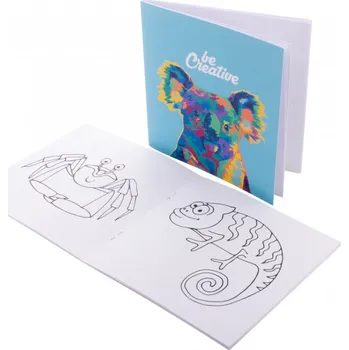 omalovánky Reklamní ColoBook omalovánky na zakázku, zvířata, bílá