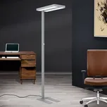 Orion LED stojací lampa Deno včetně snímače TL a pohybu - výška stínidla 4 cm; noha - délka 45 cm, šířka 30 cm, výška 0,8 cm hliník matný 2 x 40 W LED - Doprava zdarma