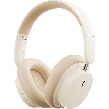 Sluchátka Baseus Bowie D05/USB-C/Drát/BT/Bezdrát/Bílá