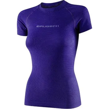 Brubeck Womens 3D Run PRO T-Shirt violet - dámské funkční tričko XL