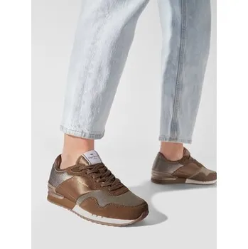 Dámské tenisky Sneakersy Pepe Jeans London W Sequins PLS31382 Hnědá 36