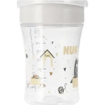 Nuk Hrníček 230 ml MAGIC 8m+ šedá