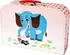 Školní kufřík Kazeto Šitý kufřík 30 x 21 x 9,5 cm Krtek a slon