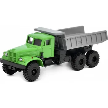autíčko KrAZ-255 Sklápěč zelený 1:87 - Ručně vyrobený model KrAZ 255 Sklápěč - sběratelský model auta