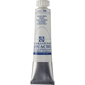Speciální výtvarná barva TALENS Kvašová barva Gouache Extra Fine - 106 Opaque White Objem: 20 ml