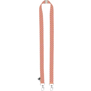 Reklamní Subyard Double Safe Eco lanyard se sublimací na zakázku, bílá