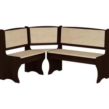 Jídelní židle Rohová lavice BUREWALA, dub sonoma tmavý/látka Monaco, 5 let záruka + vyzvednutí ZDARMA