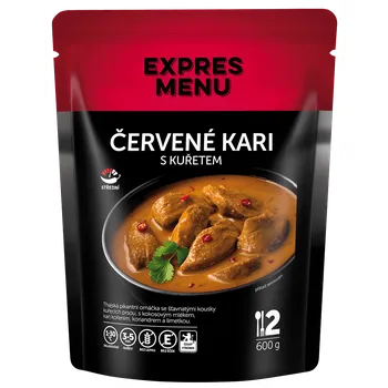EXPRES MENU Červené kari s kuřetem 600 g