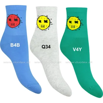 Dívčí oblečení WOLA Vzorované ponožky w44.p01-vz.163 Barva: Q34, Velikost: 33-35(22-23)