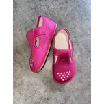 Beda zdravé flexibilní barefoot bačkůrky perforované BF-060010/W/PF - Růžová třpytka Velikost EU: 30, vnitřní délka: 194, vnitřní šířka: 76