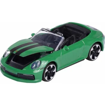 autíčko Porsche 911 Carrera S 1:64 - Majorette Porsche 911 Carrera S + Sběratelská karta - model auta 1/64