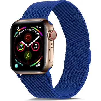 Příslušenství k chytrým hodinkám Milánský tah magnetický pro Apple Watch 42/44/45/46/49mm Barevná varianta: Modrá