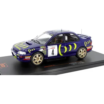autíčko Subaru Impreza 555 #4 Rallye Tour de Corse 1995 McRae / Ringer 1:24 Subaru Impreza 555 No.4 Rally Tour de Corse 1995 C.McRae/D.Ringer - kovový model auta