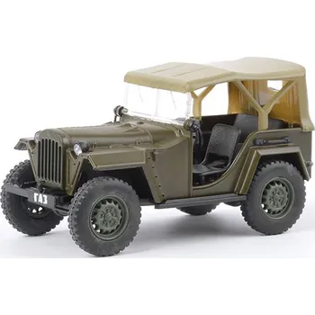 autíčko DeAgostini GAZ-67B 1:43 - Kultovní auta SSSR časopis s modelem #30 GAZ 67 B - kovový model auta