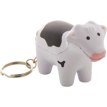 Reklamní Milky antistresový přívěšek na klíče, bílá