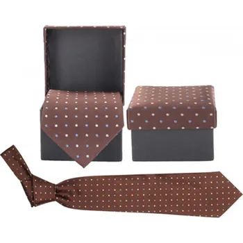 Kravata Reklamní Luxey kravata, hnědá