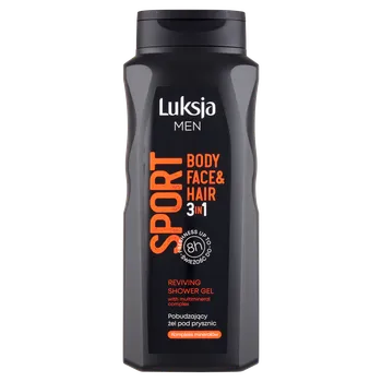 Sprchový gel Luksja Men Sport stimulující sprchový gel, 500 ml