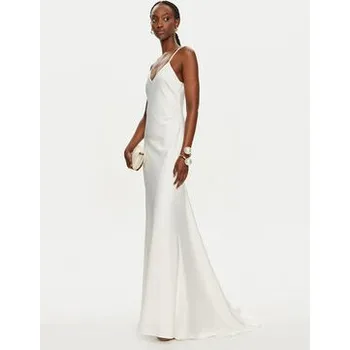 Dámské šaty YAS Večerní šaty Dottea 26031922 Bílá Slim Fit L