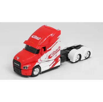 autíčko Mack Anthem cervený / bílý 1:64 - Maisto Mack Anthum Eibach - kovový model auta