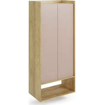 police KALANCHOE regál 2D, hikor přírodní/starorůžová + vyzvednutí ZDARMA