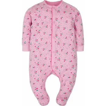 Dupačky G-Mini bavlněný overal Kočička s kytičkami velikost 92