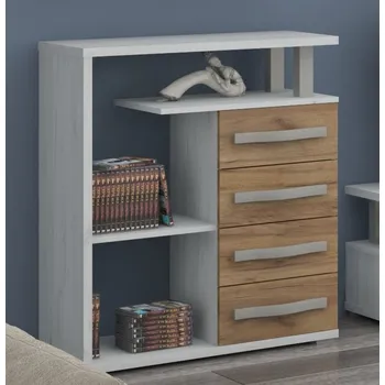 police Regál LEHUA 4S, craft bílý/craft zlatý, 5 let záruka + vyzvednutí ZDARMA