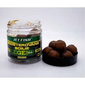 Boilies JET FISH - Boosterované boilie 24mm 250ml - biosqid